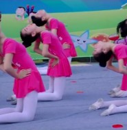 高清拍摄:一群可爱的小萝莉表演基本功!有酒,也有故事!