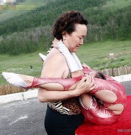 精彩的蒙古被动柔术训练!